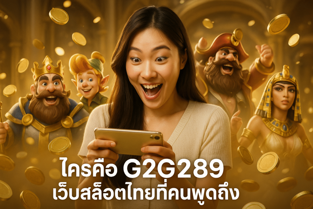 ใครคือ G2G289 เว็บสล็อตไทยที่คนพูดถึง