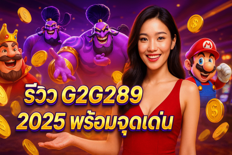 รีวิวจุดเด่น G2G289 2025