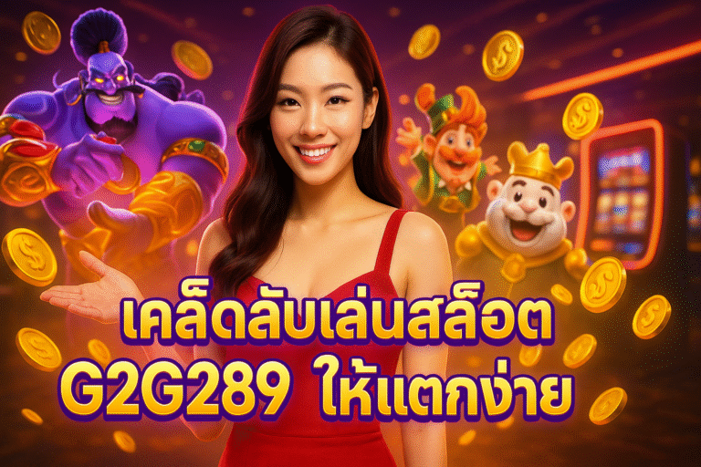 เคล็ดลับเล่นสล็อต G2G289 ให้แตกง่าย